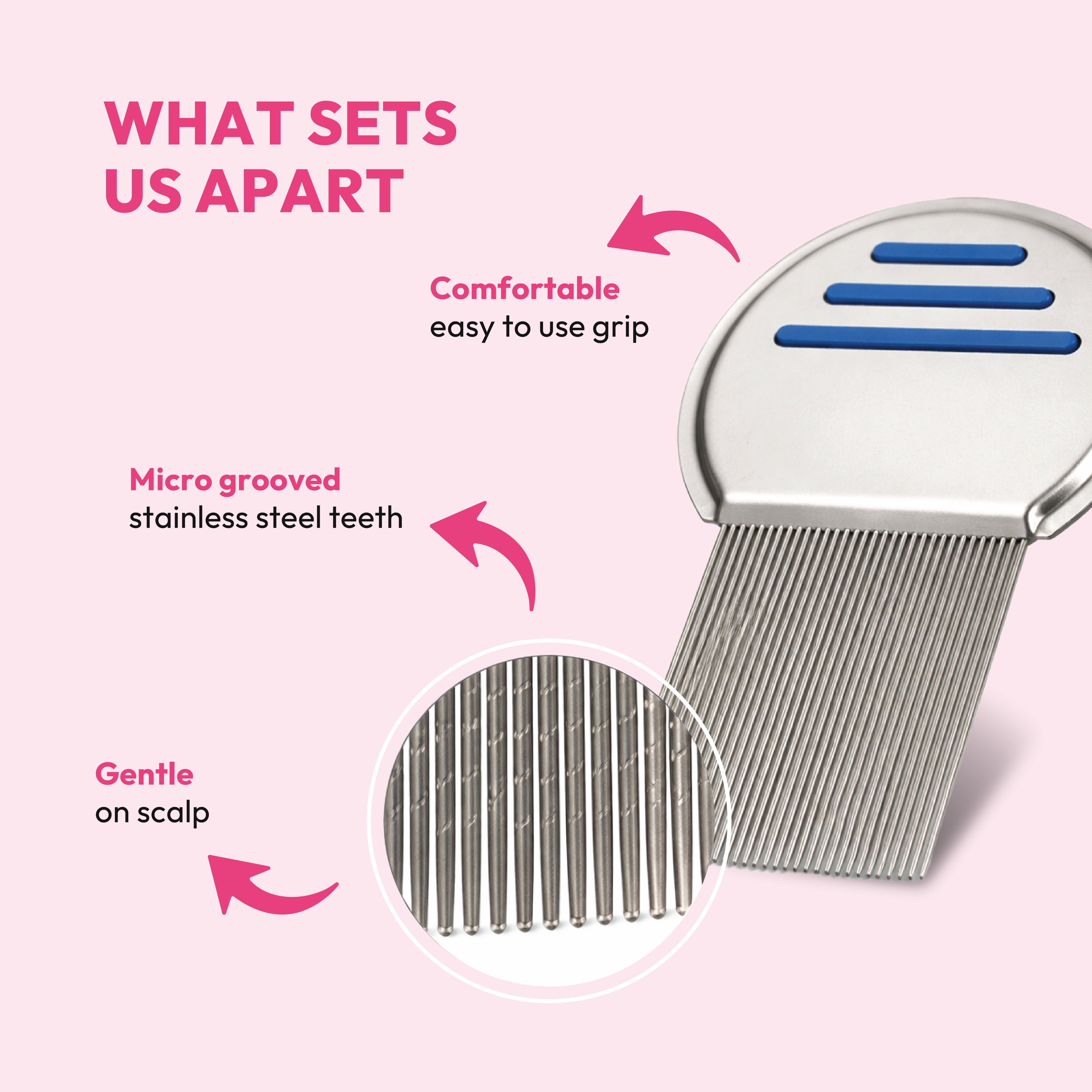Lice Comb With Handle