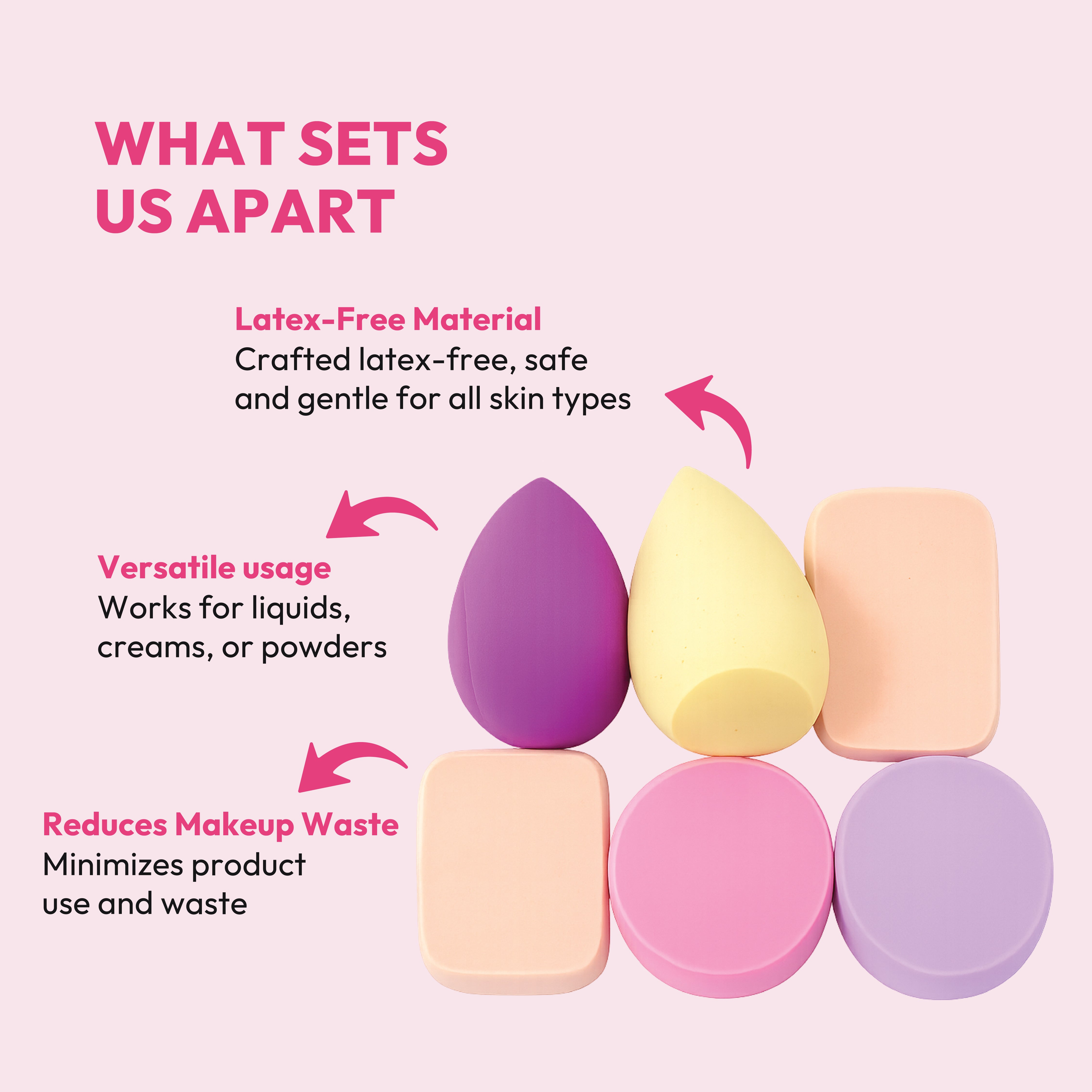 Makeup Sponge & Puff Set