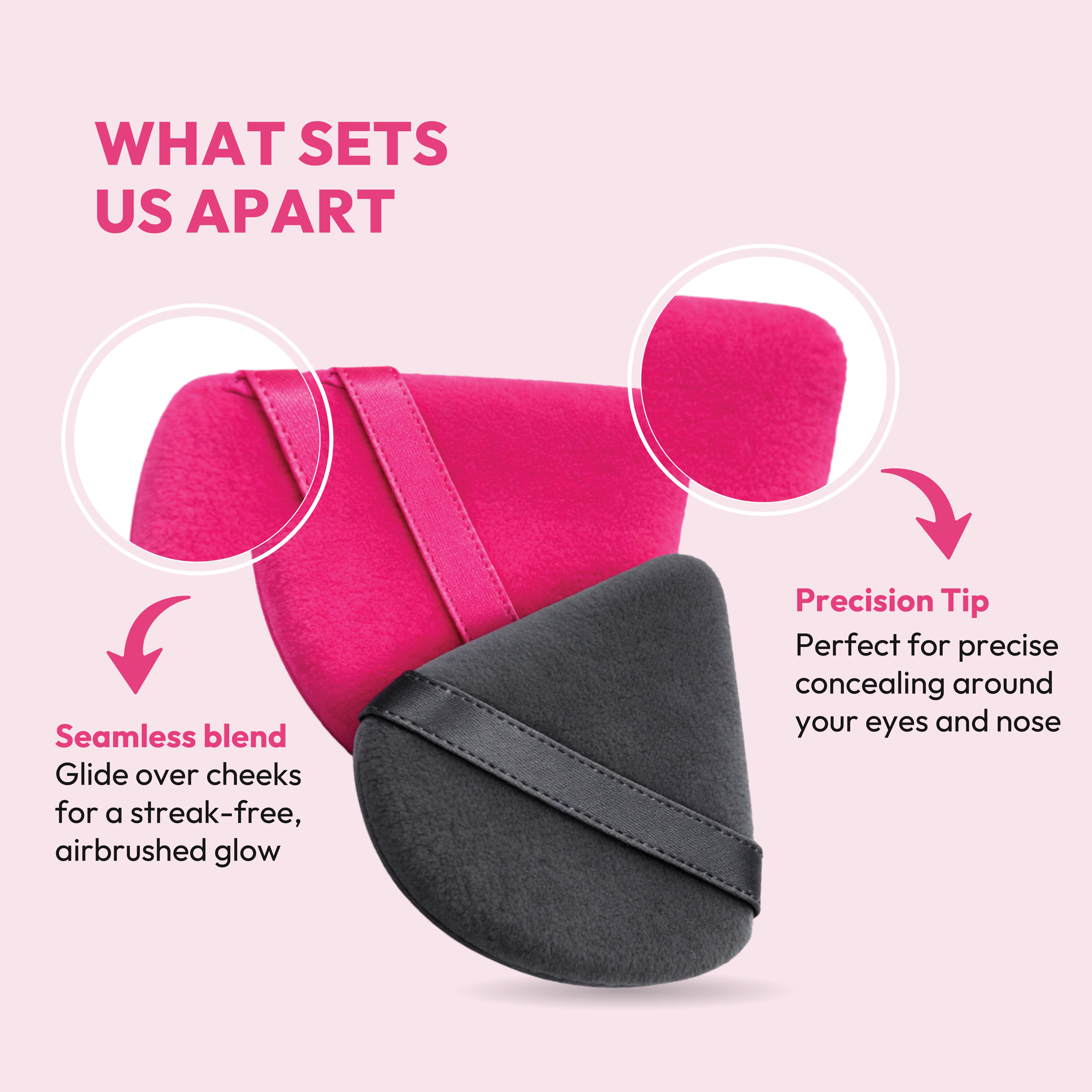 Triangular Puff (Large + Medium)