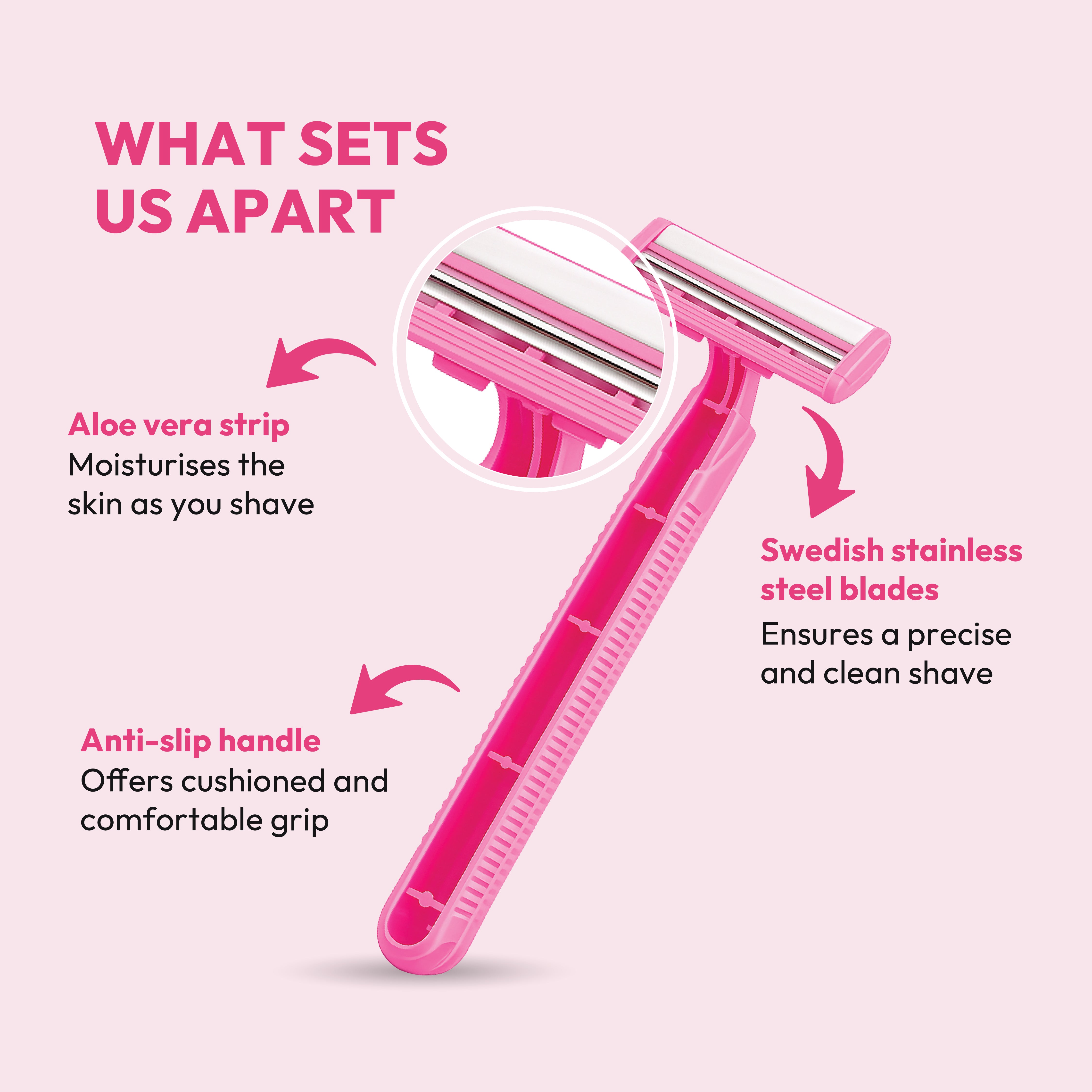 Disposable Body Razor With Handle 5N