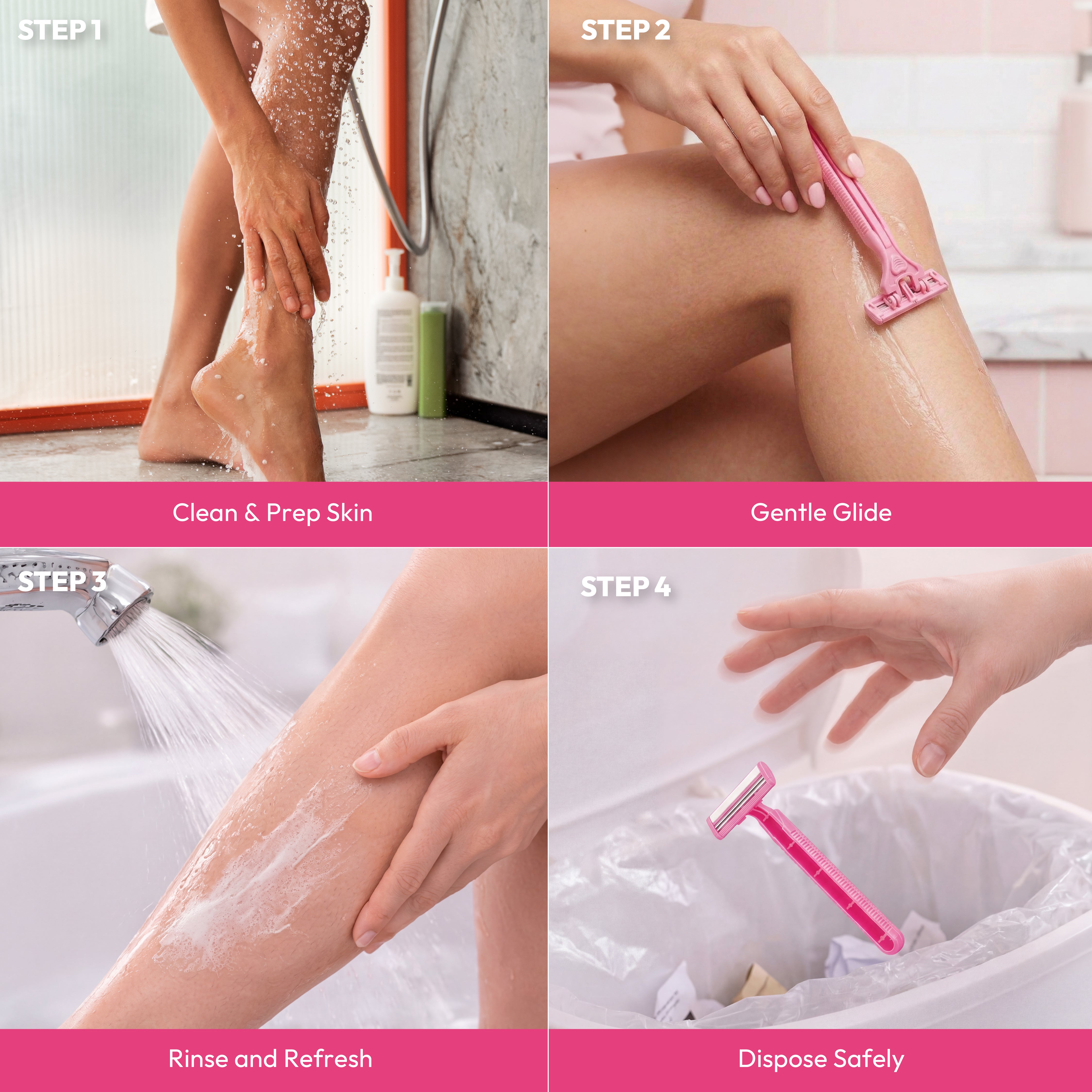Disposable Body Razor With Handle 5N