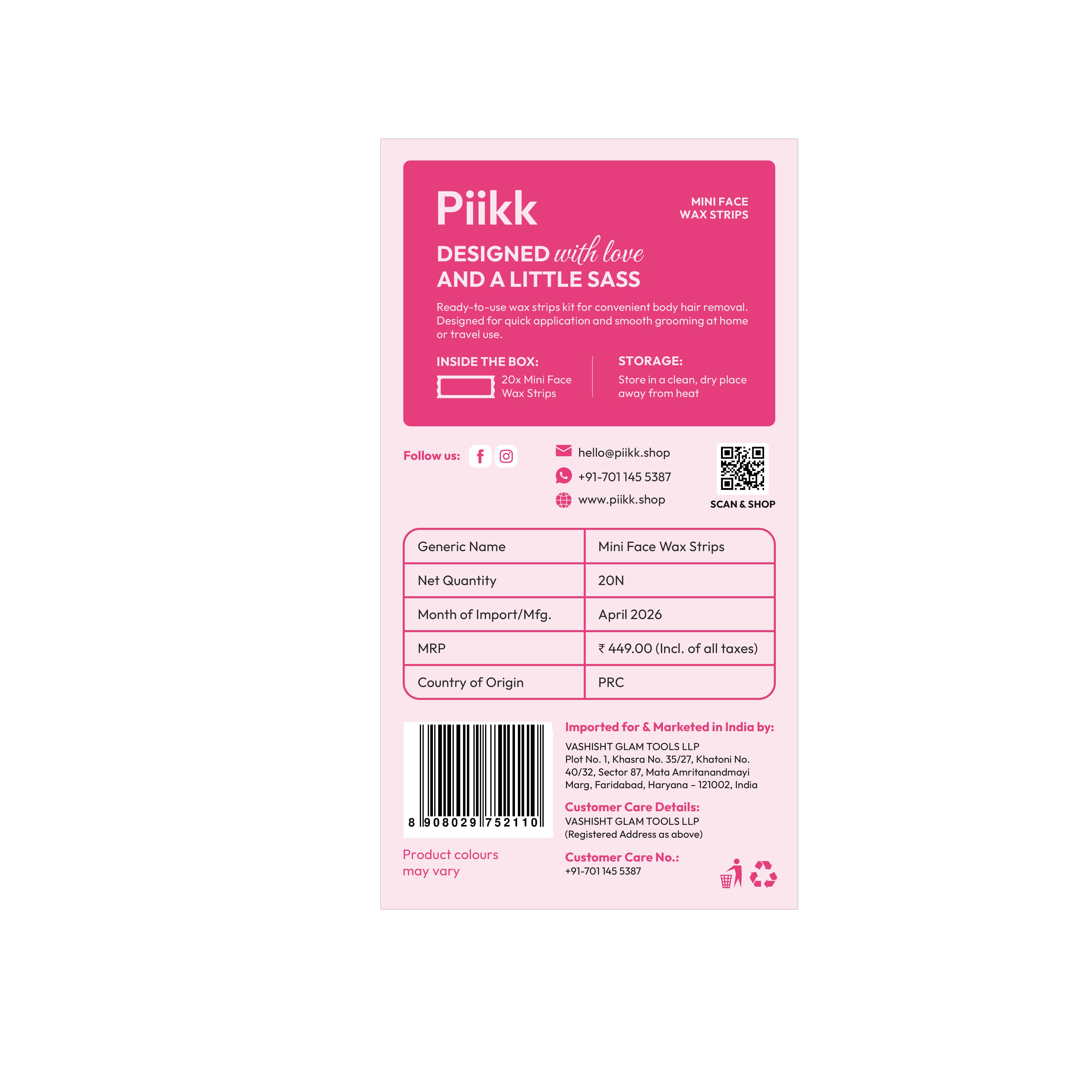 Wax Strips Kit