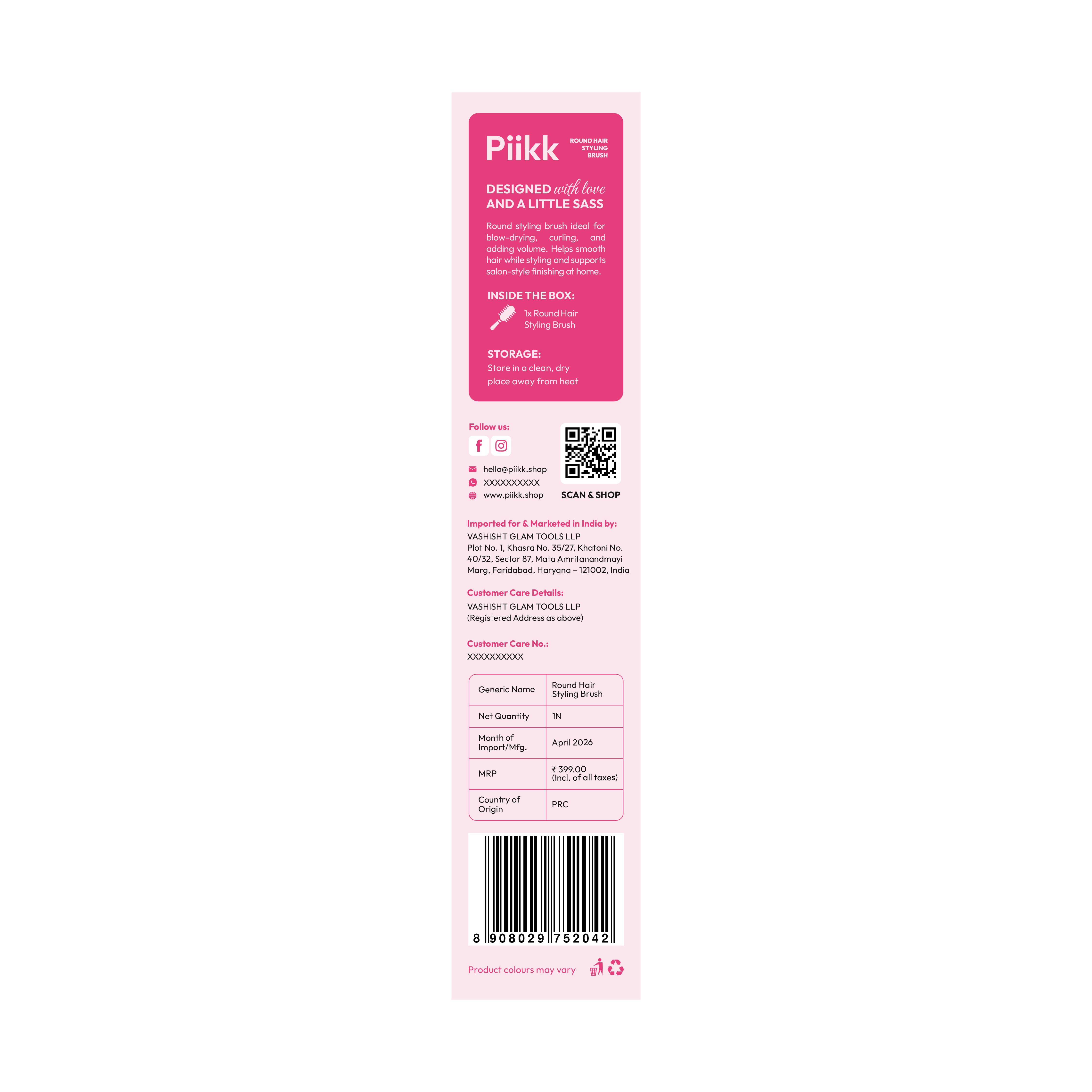 Hair Round Brush